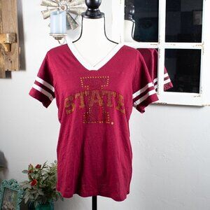 CLEARANCE  Iowa State Cyclones Sequins Top - Juniors Large